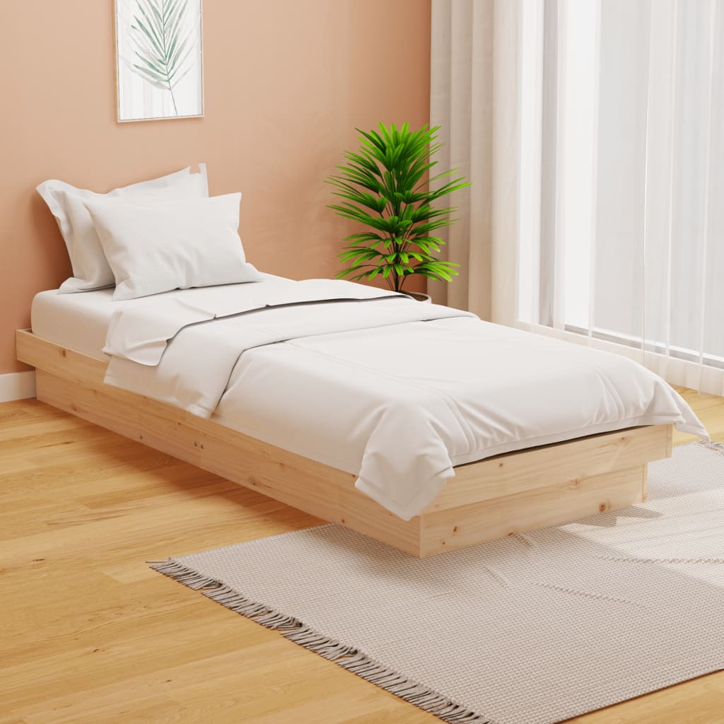 sengeramme 75x190 cm massivt træ