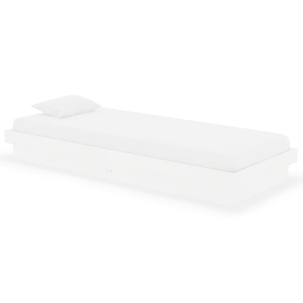 sengeramme 75x190 cm Small Single massivt træ hvid