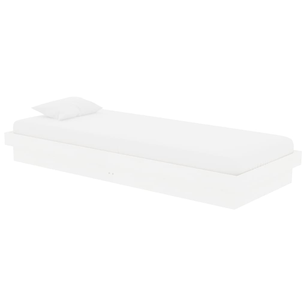 sengeramme 75x190 cm Small Single massivt træ hvid