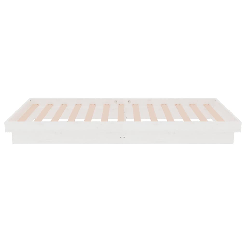 sengeramme 75x190 cm Small Single massivt træ hvid