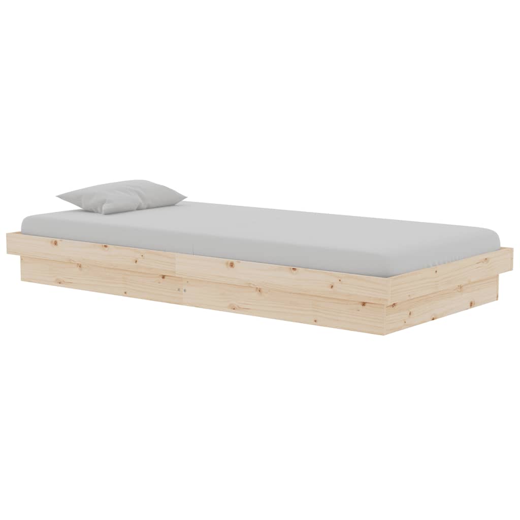 sengeramme 90x190 cm massivt træ
