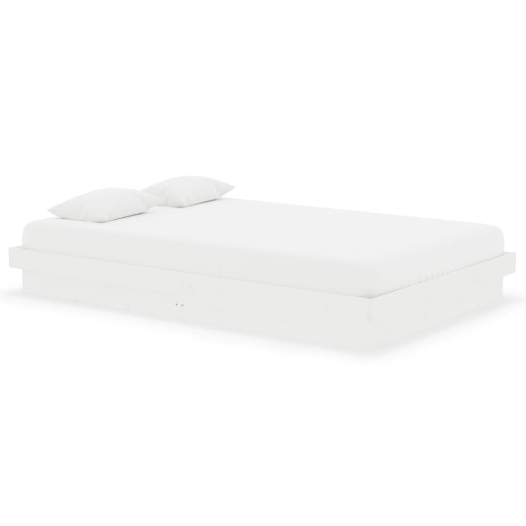 sengeramme 120x190 cm Small Double massivt træ hvid