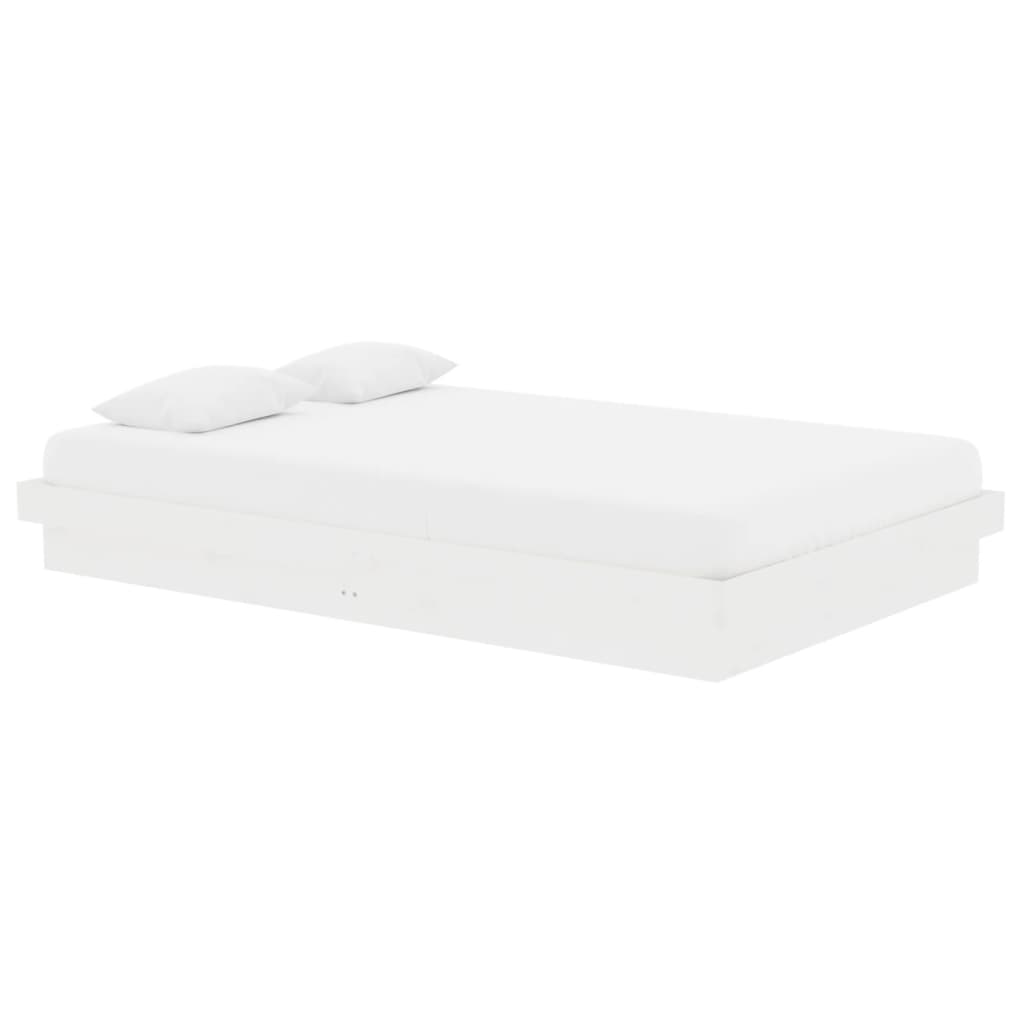 sengeramme 120x190 cm Small Double massivt træ hvid