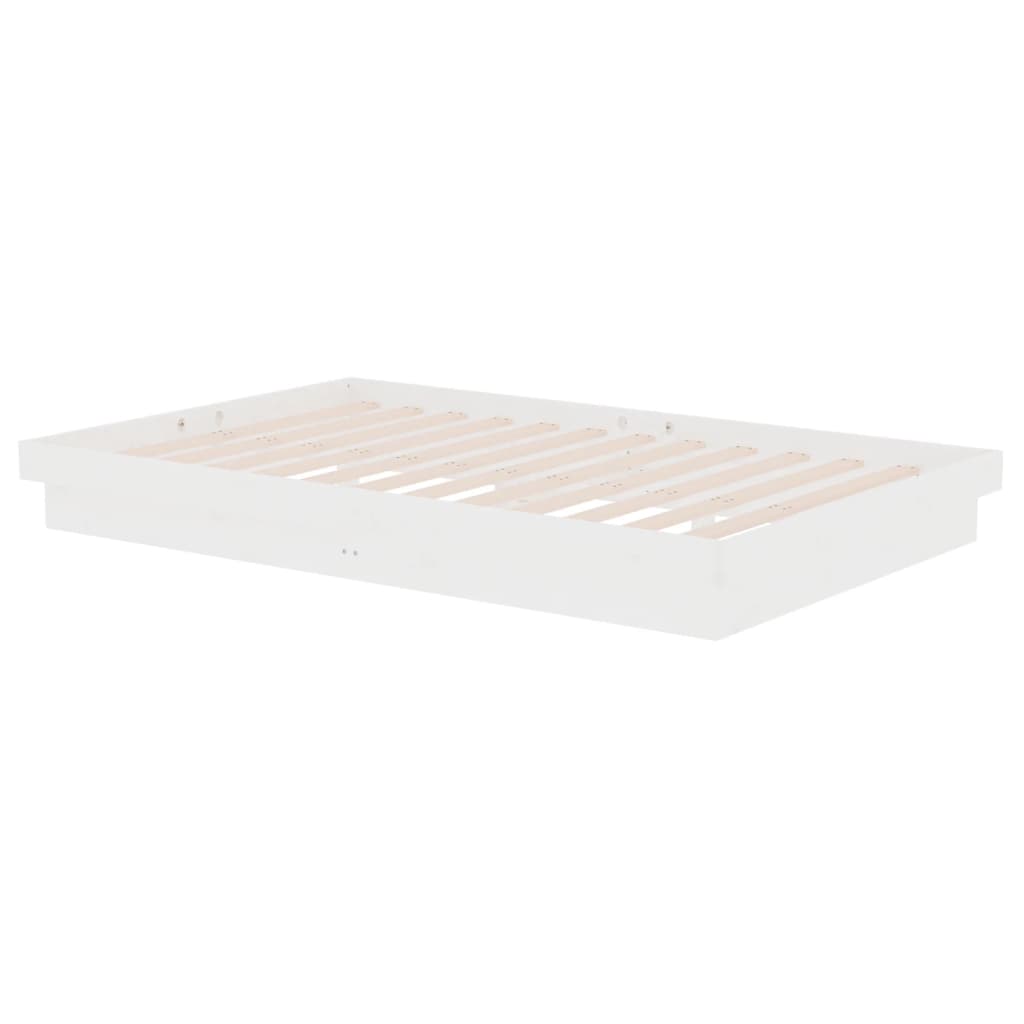 sengeramme 120x190 cm Small Double massivt træ hvid