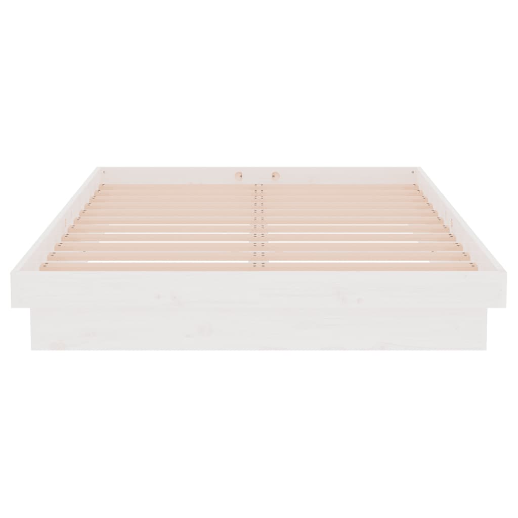 sengeramme 120x190 cm Small Double massivt træ hvid