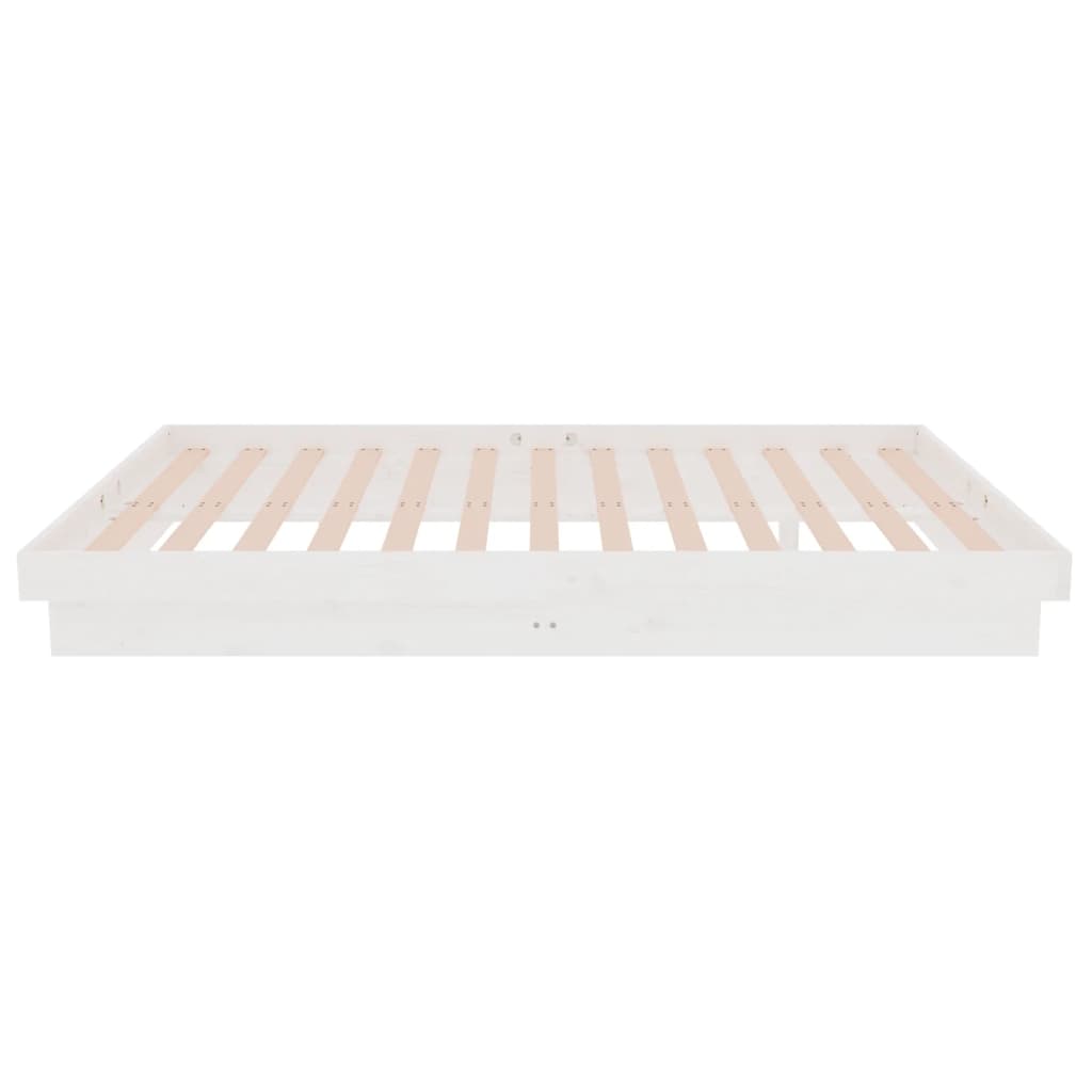 sengeramme 120x190 cm Small Double massivt træ hvid