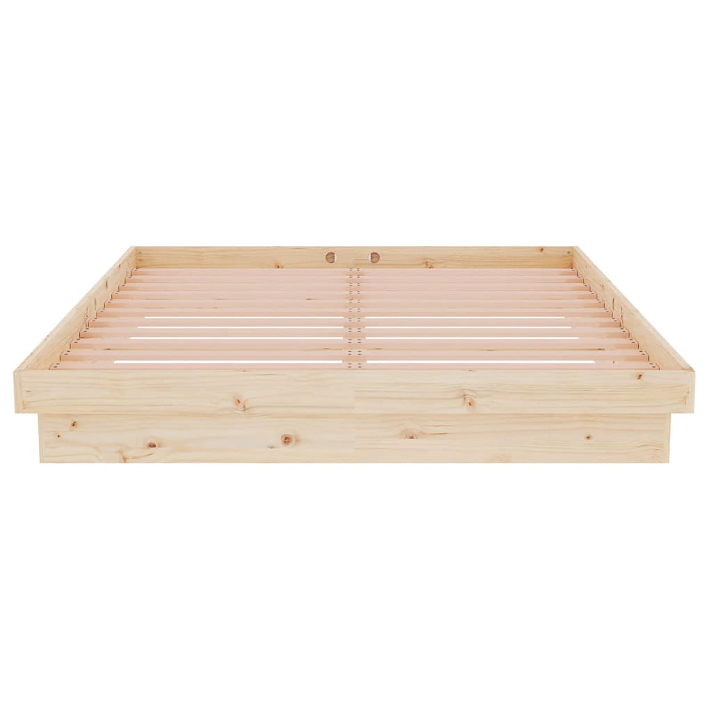 sengeramme 135x190 cm massivt træ