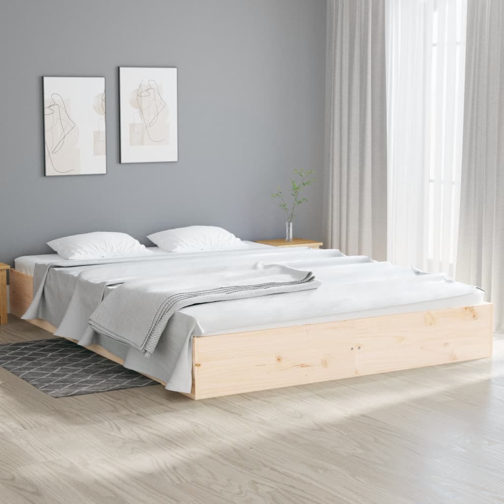 sengeramme 150x200 cm massivt træ