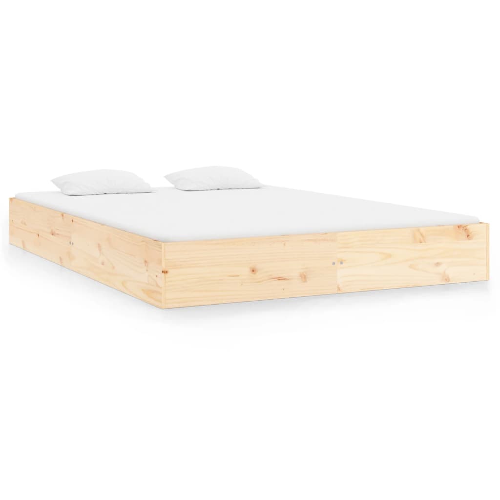 sengeramme uden madras 120x200 cm massivt træ