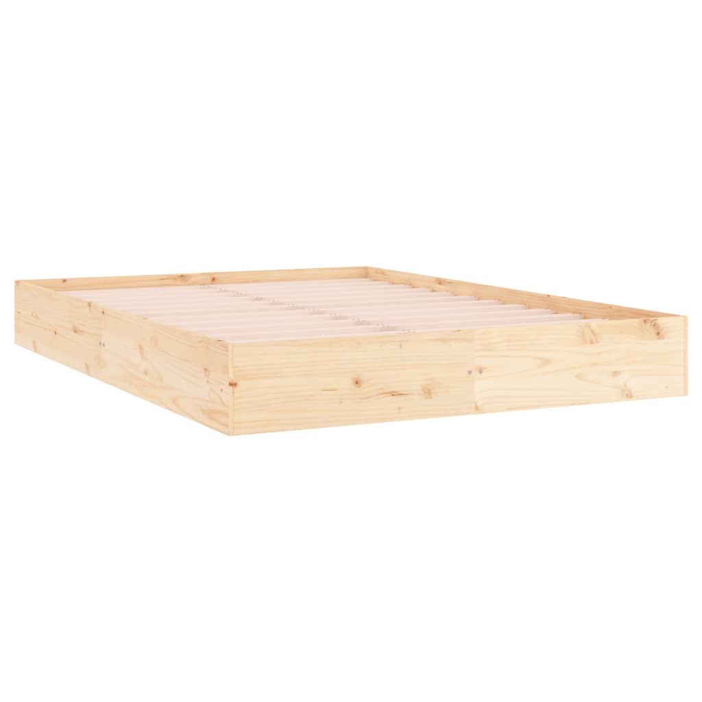 sengeramme uden madras 120x200 cm massivt træ