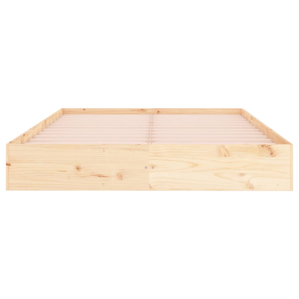 sengeramme uden madras 120x200 cm massivt træ