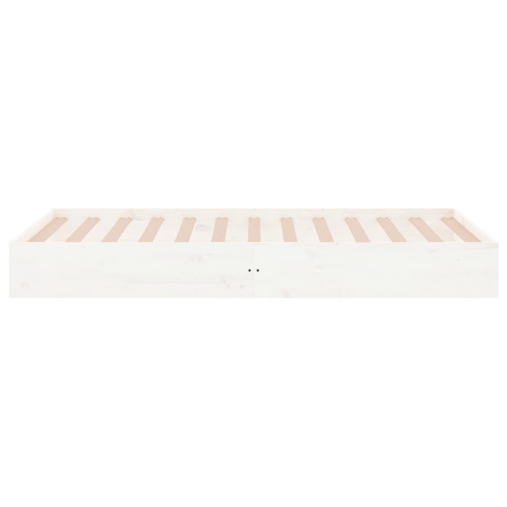 sengeramme 100x200 cm massivt træ hvid