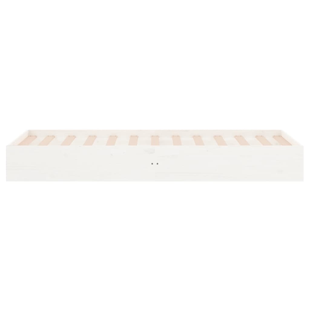 sengeramme 75x190 cm Small Single massivt træ hvid
