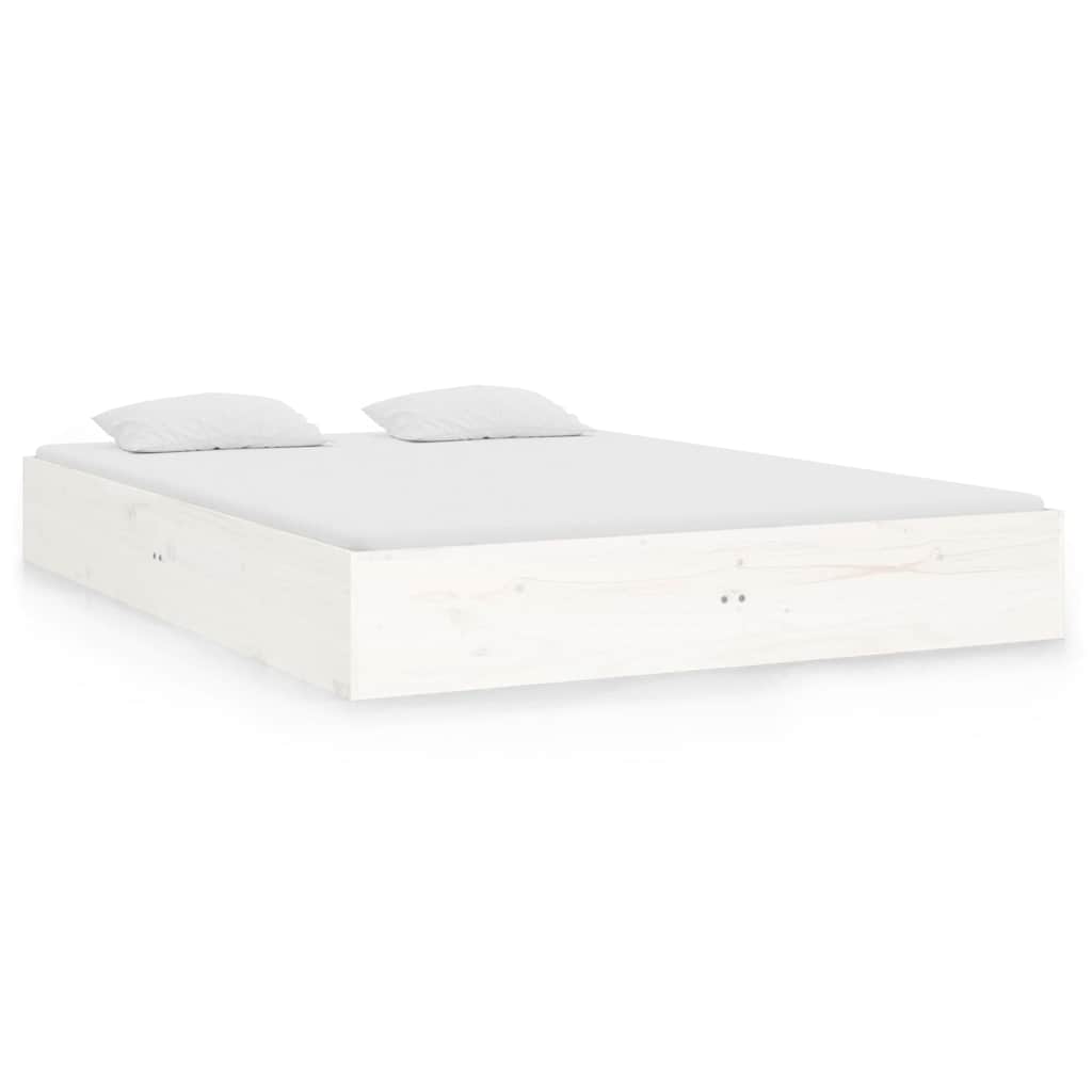 sengeramme 120x190 cm Small Double massivt træ hvid