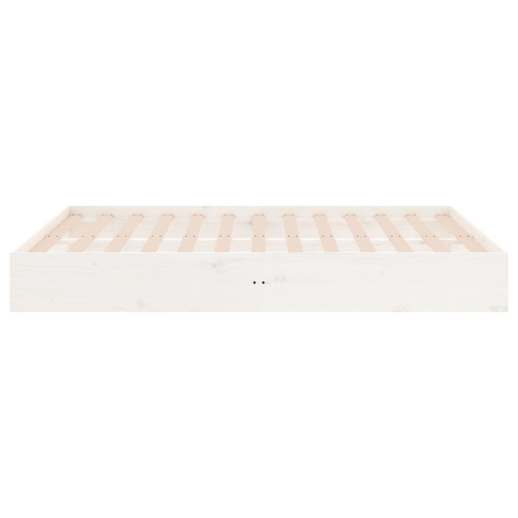 sengeramme 120x190 cm Small Double massivt træ hvid