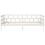 daybed 80x200 cm massivt fyrretræ hvid