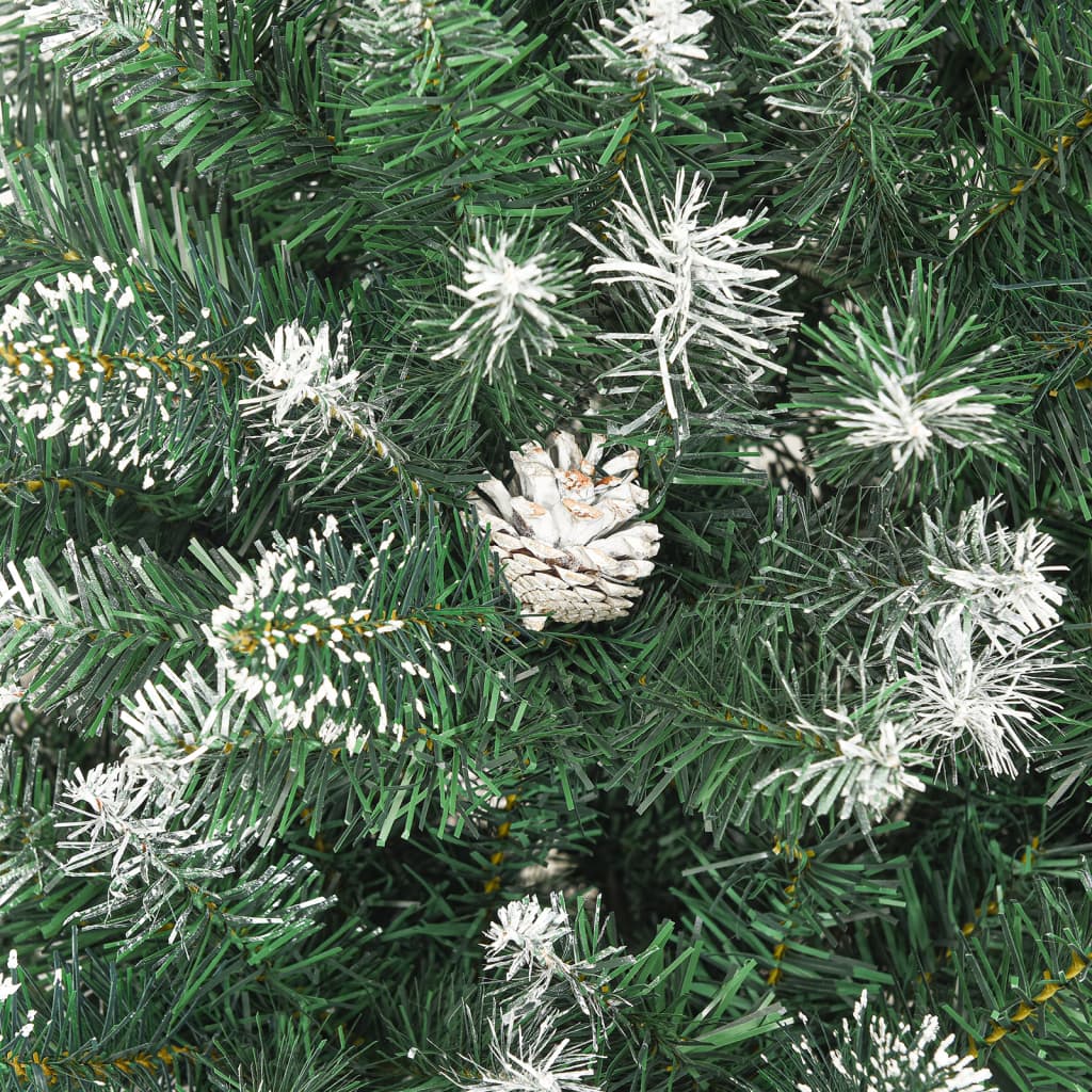 kunstigt juletræ med juletræsfod 120 cm PVC