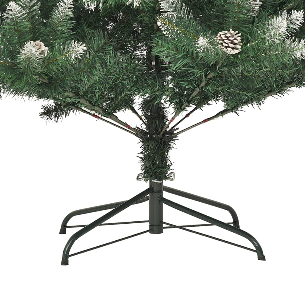 kunstigt juletræ med juletræsfod 120 cm PVC