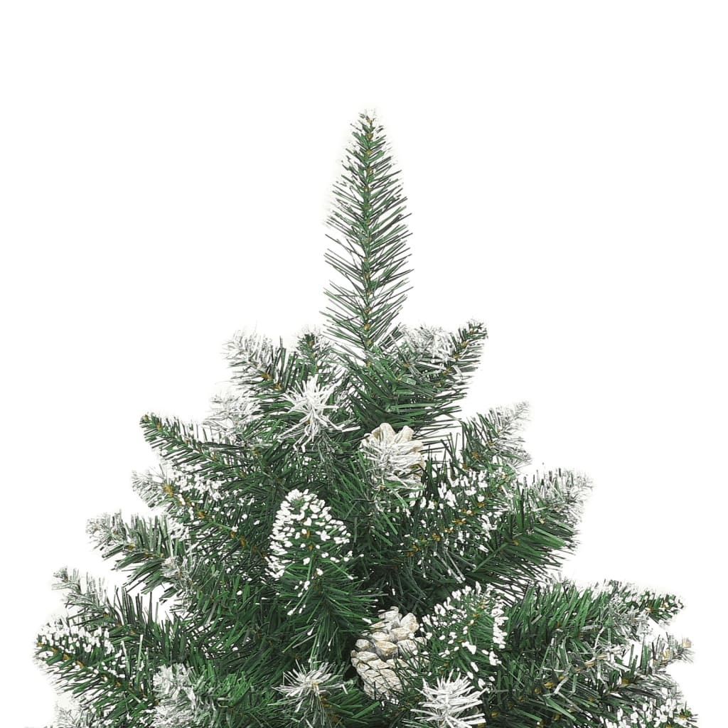 kunstigt juletræ med juletræsfod 150 cm PVC