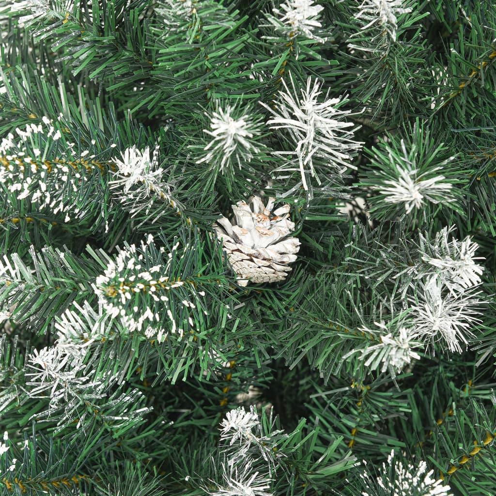 kunstigt juletræ med juletræsfod 150 cm PVC