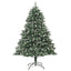 kunstigt juletræ med juletræsfod 210 cm PVC