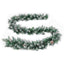 juleguirlande med LED-lys 5,2 m PVC grøn