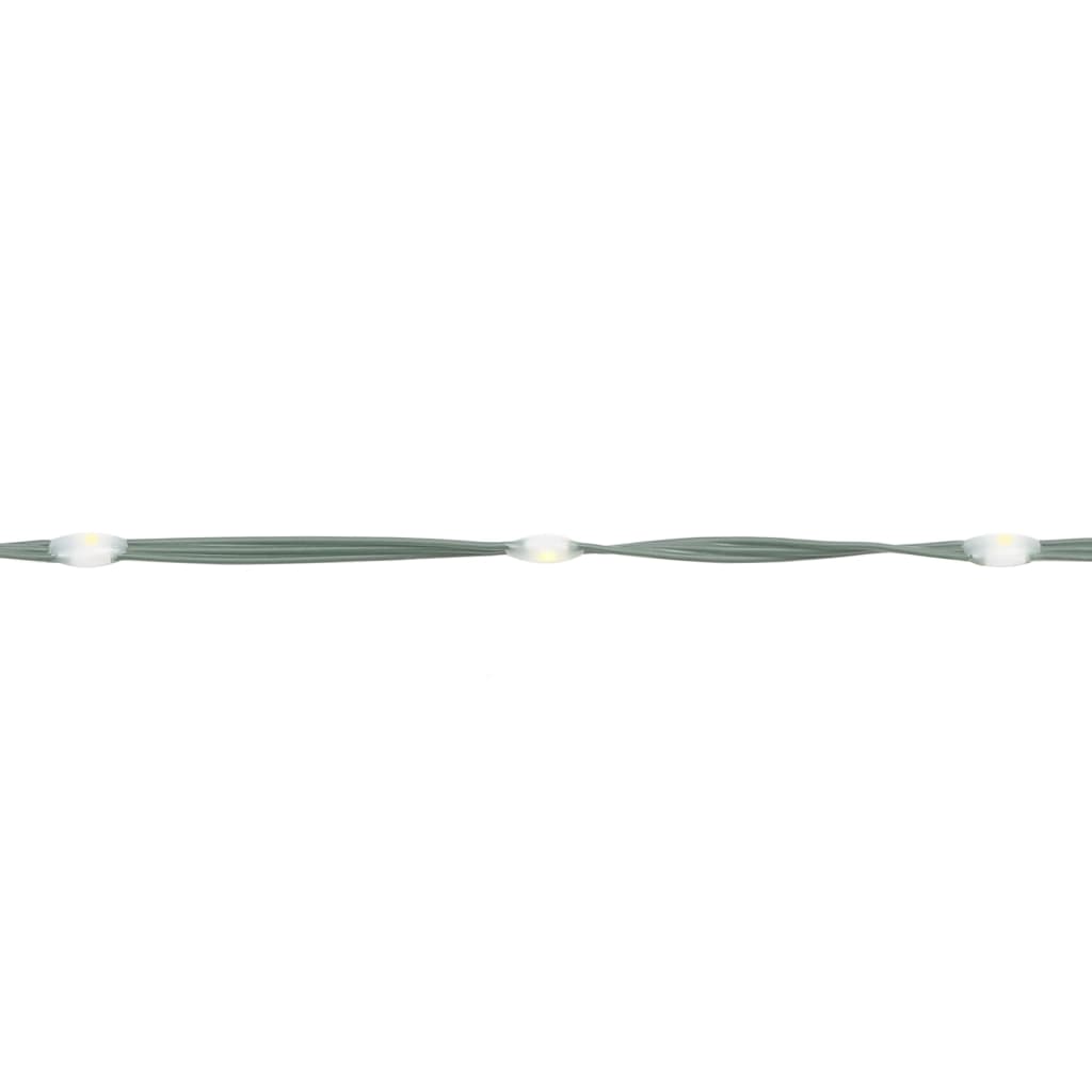 juletræ til flagstang 108 LED'er 180 cm varmt hvidt lys
