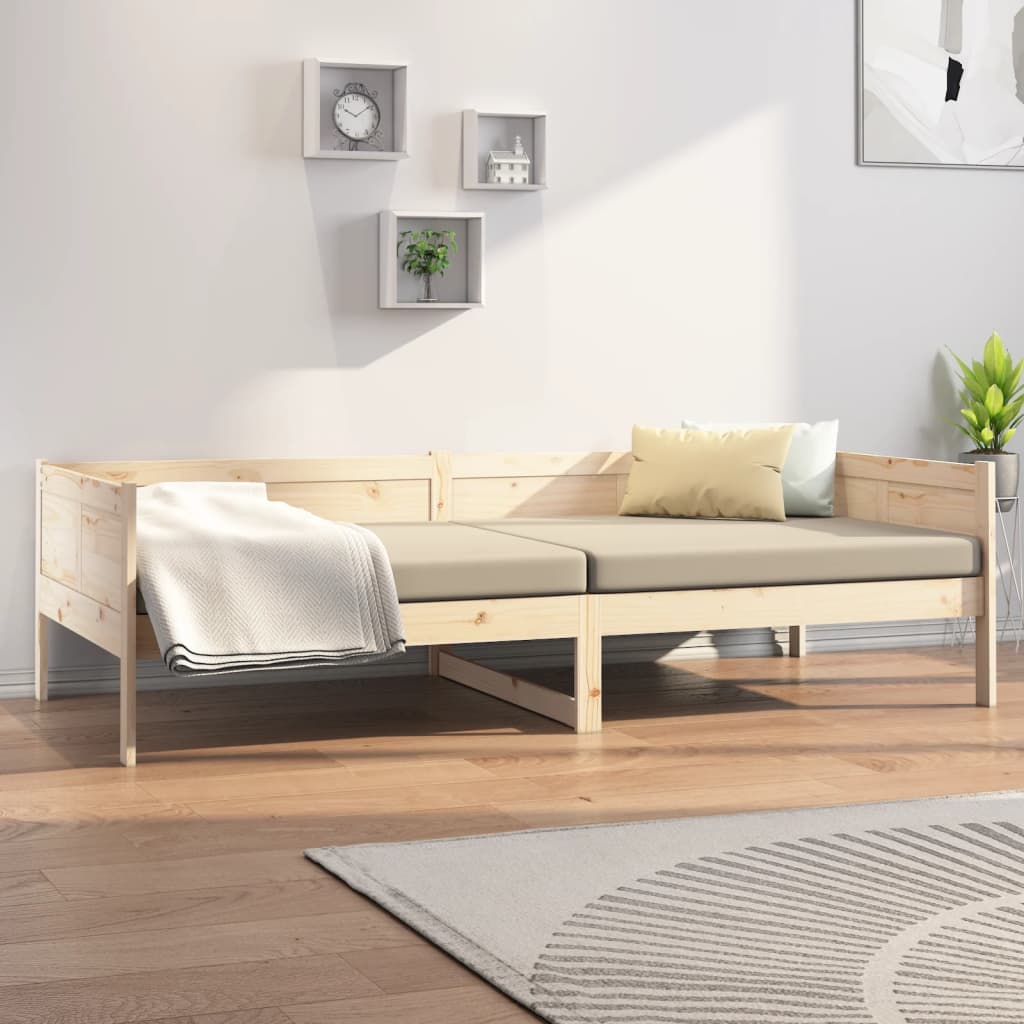daybed 80x200 cm massivt fyrretræ