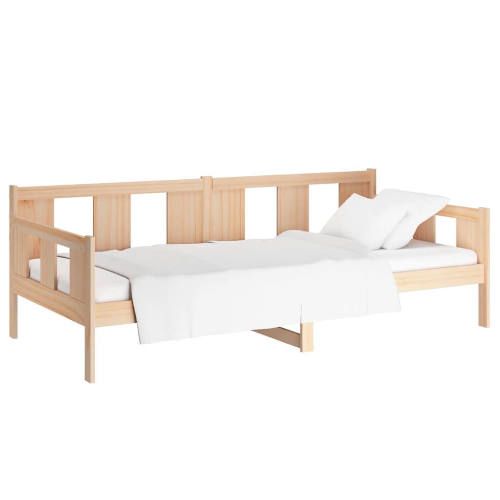 daybed massivt fyrretræ 90x190 cm