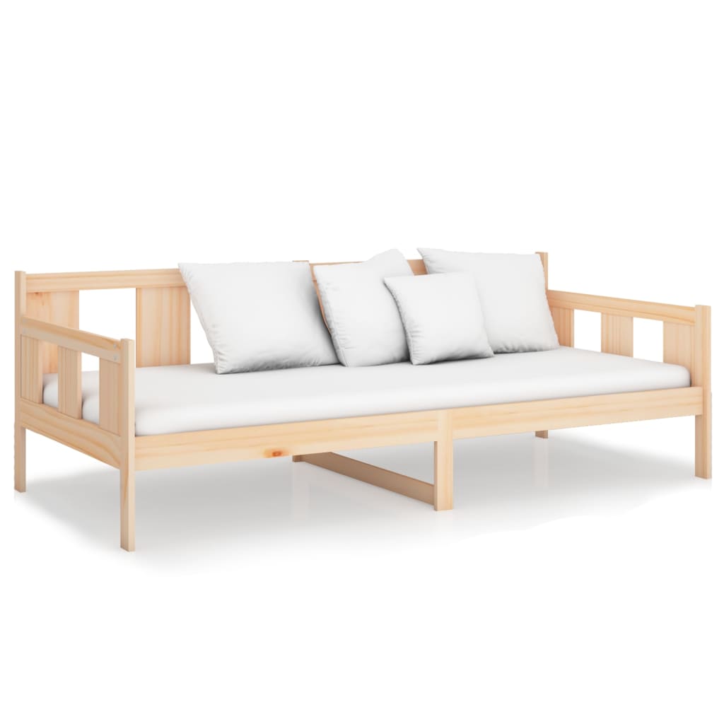 daybed massivt fyrretræ 90x190 cm