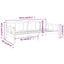 daybed 90x190 cm massivt fyrretræ gyldenbrun