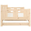 daybed med udtræk 2x(90x190) cm massivt fyrretræ