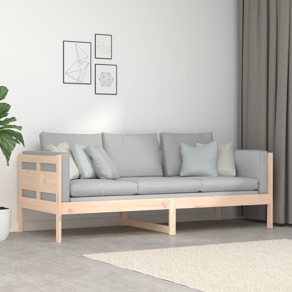 daybed 80x200 cm massivt fyrretræ