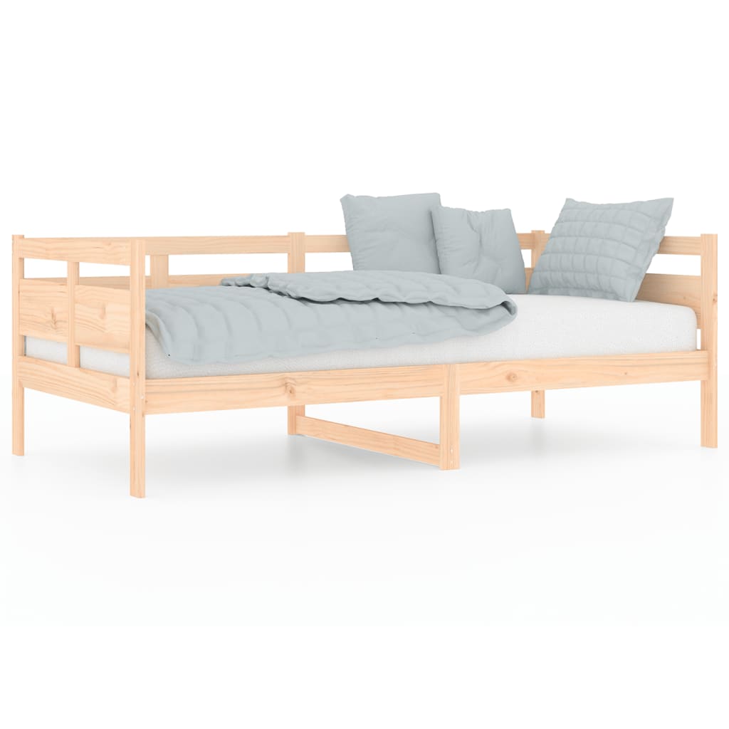 daybed massivt fyrretræ 90x190 cm
