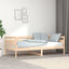 daybed massivt fyrretræ 90x190 cm