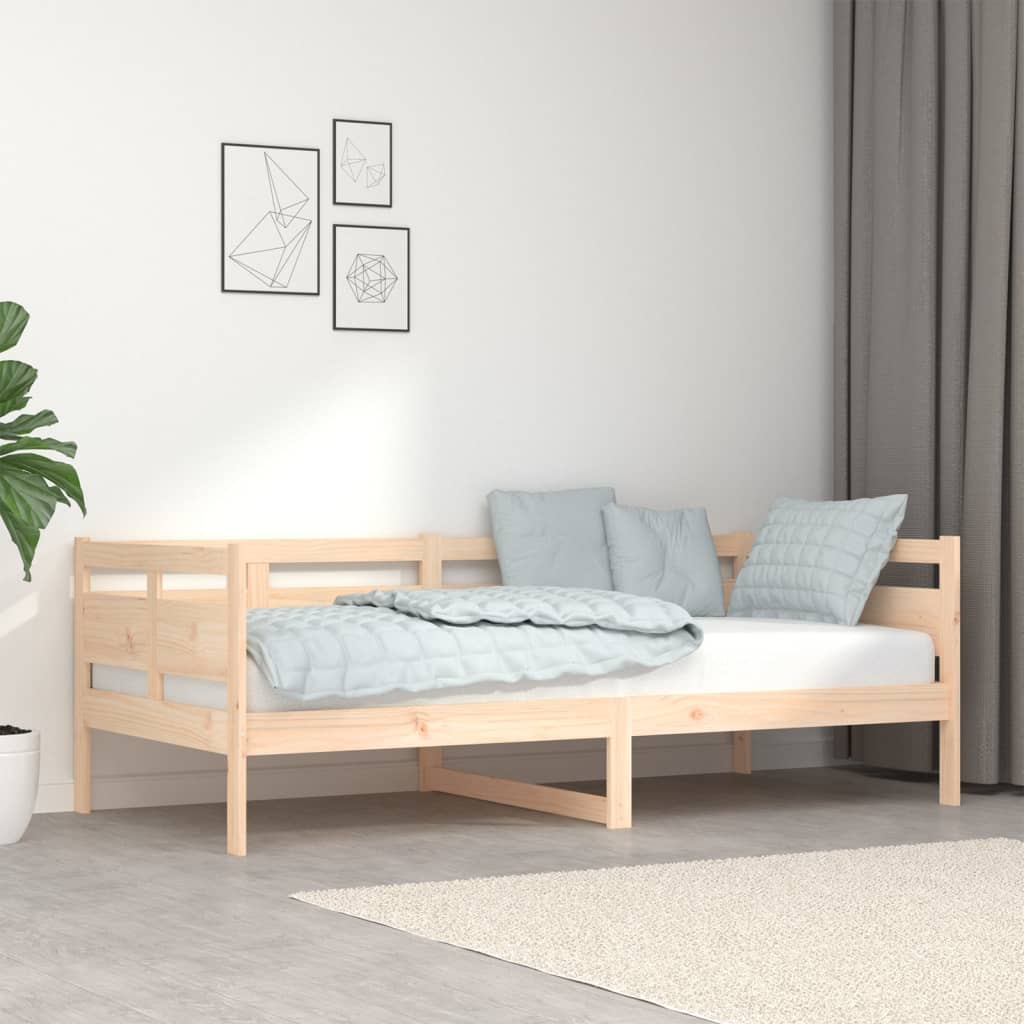daybed massivt fyrretræ 90x190 cm