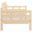 daybed 90x200 cm massivt fyrretræ
