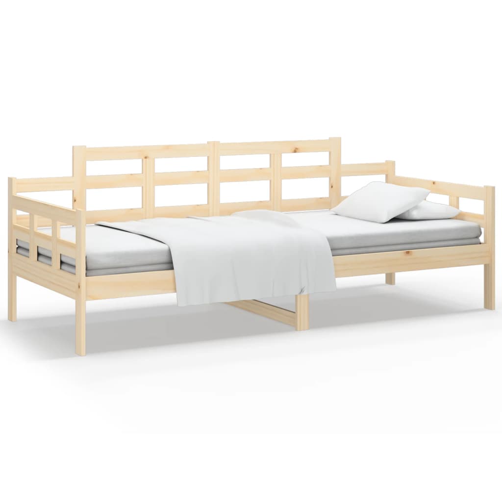 daybed massivt fyrretræ 90x190 cm