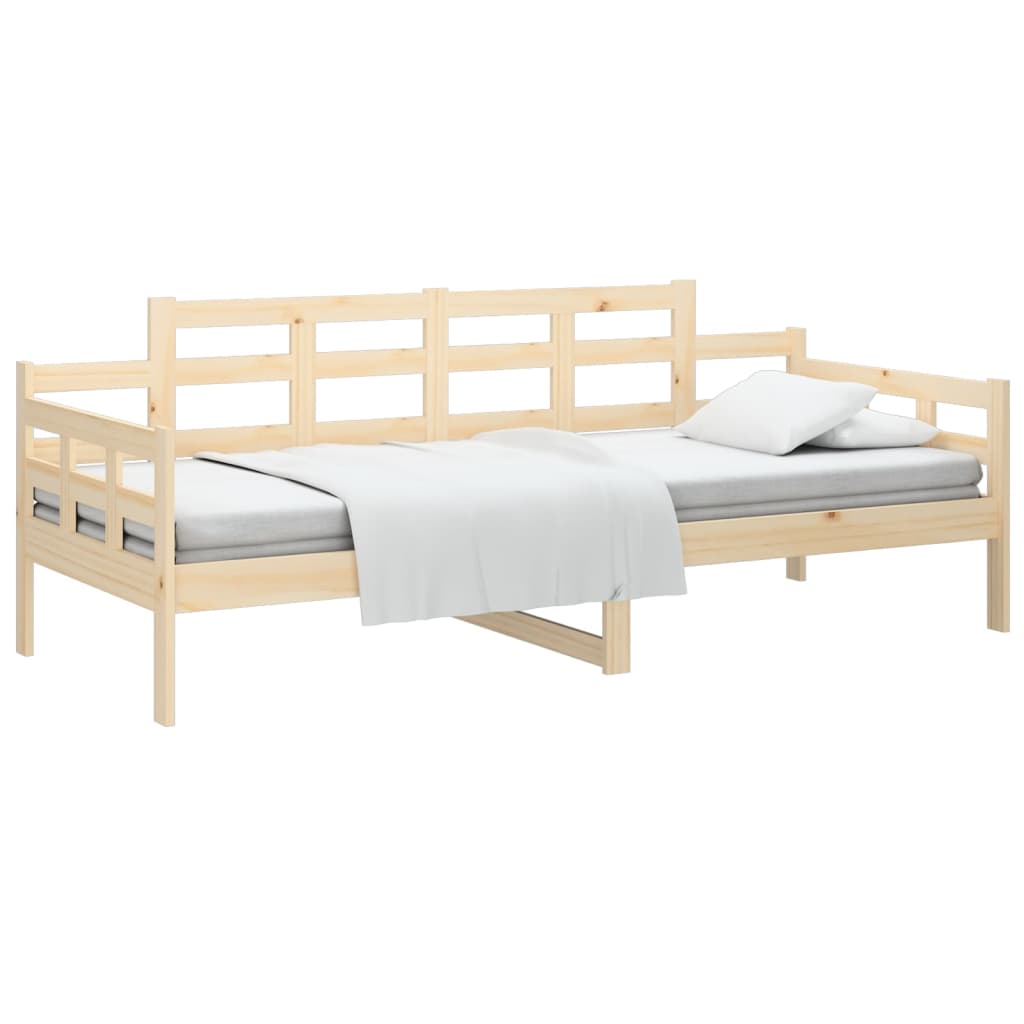 daybed massivt fyrretræ 90x190 cm