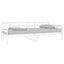 daybed 90x200 cm massivt fyrretræ hvid
