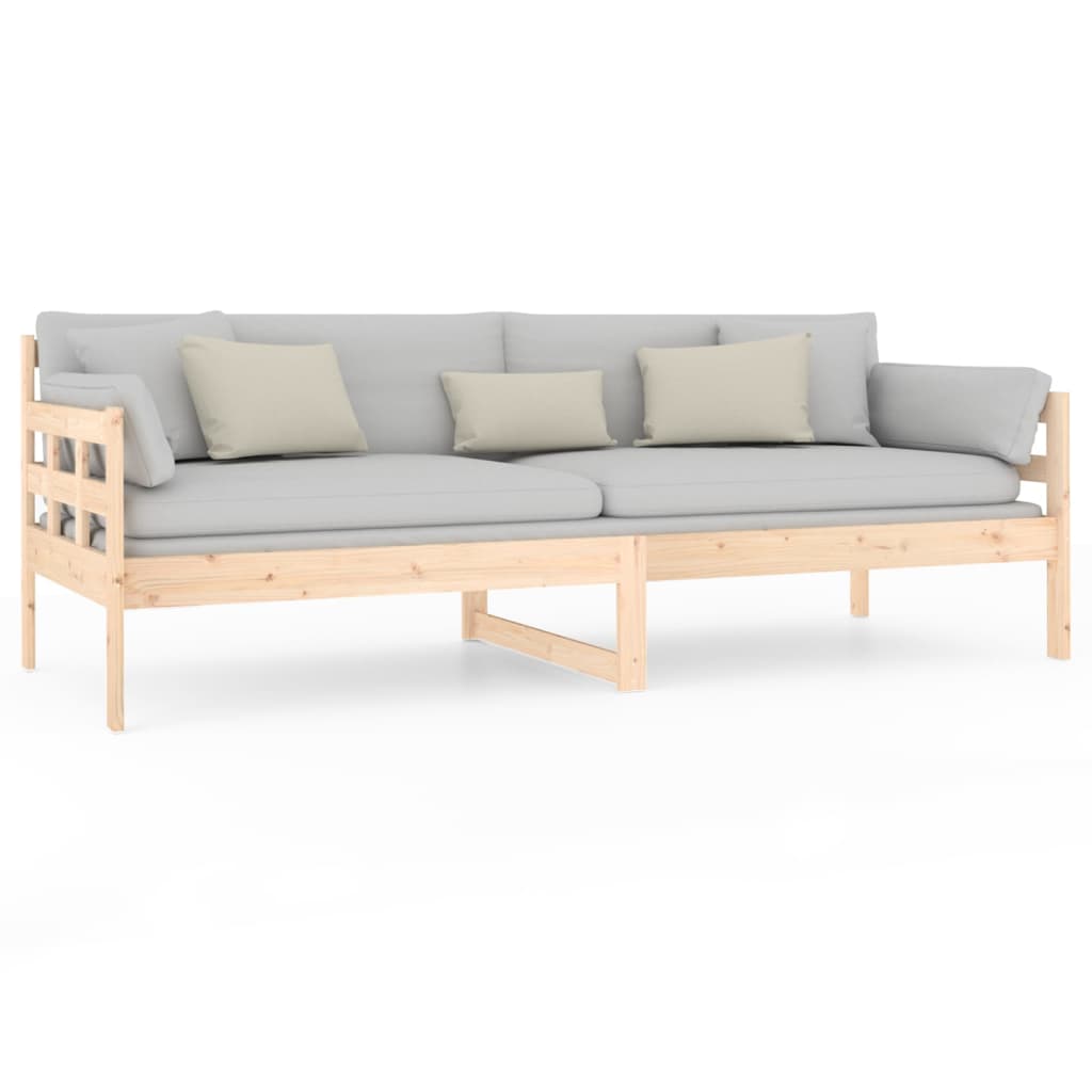 daybed 80x200 cm massivt fyrretræ
