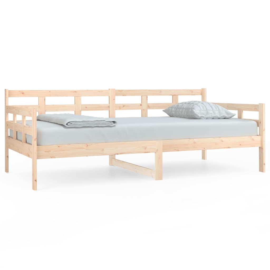 daybed massivt fyrretræ 90x190 cm
