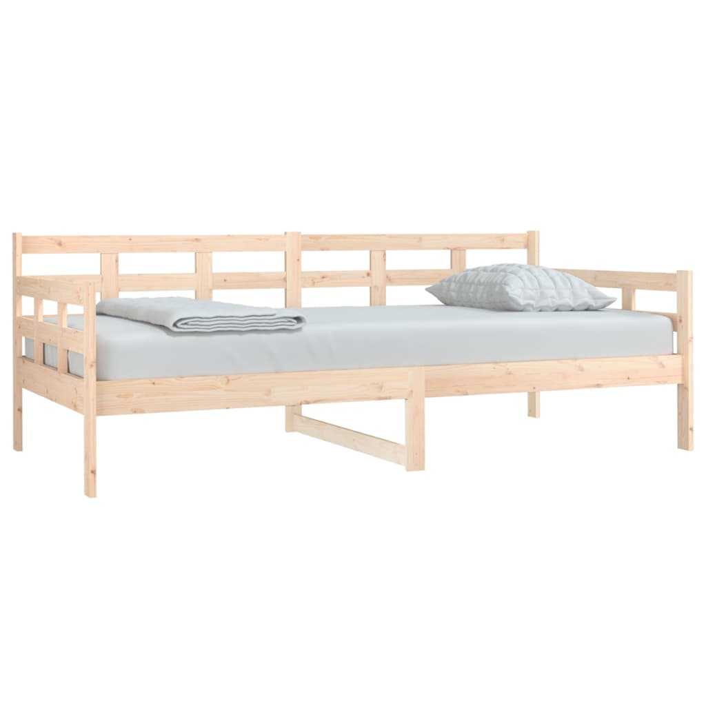 daybed massivt fyrretræ 90x190 cm