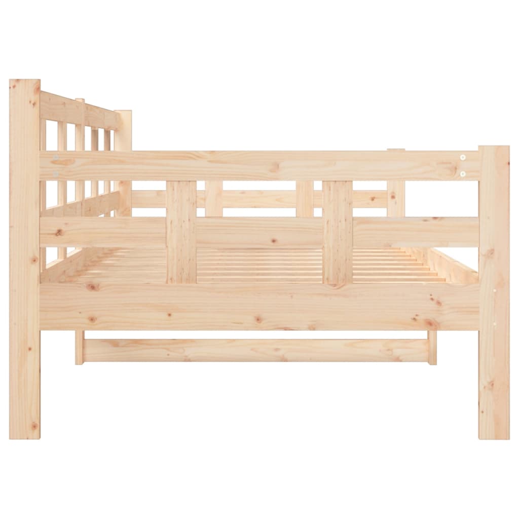 daybed massivt fyrretræ 90x190 cm