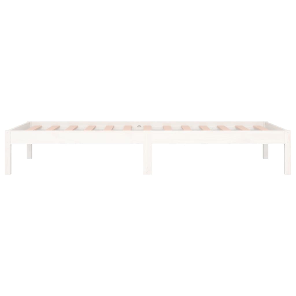 daybed uden madras 90x200 cm massivt fyrretræ hvid