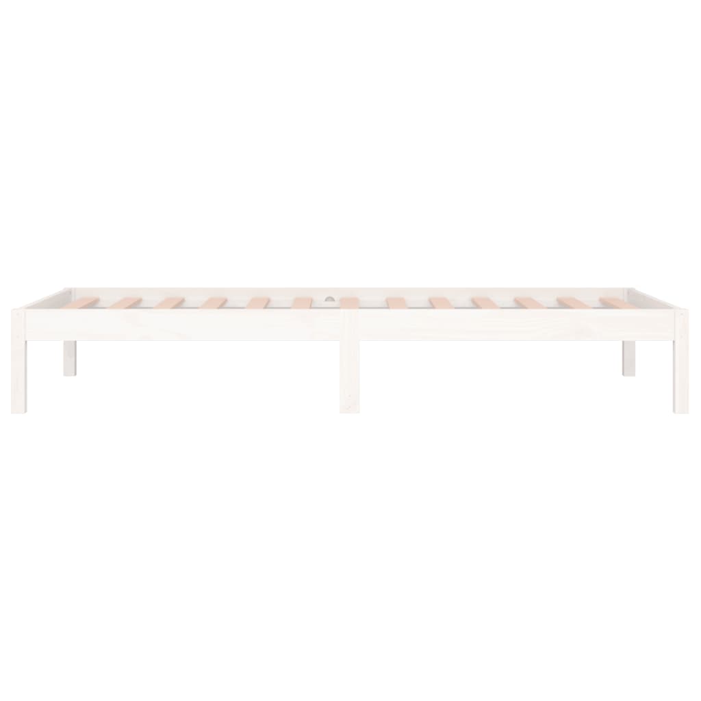 daybed uden madras 80x200 cm massivt fyrretræ hvid