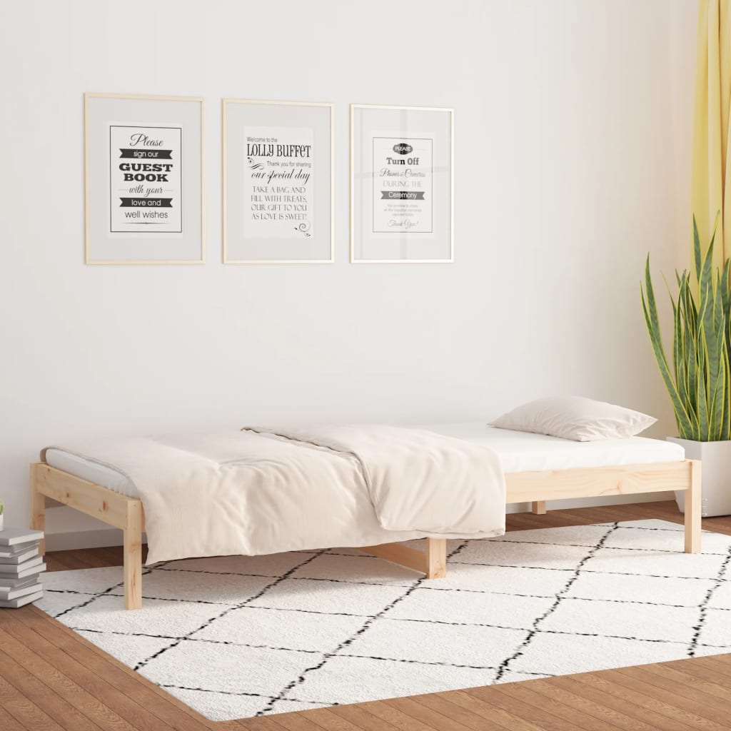 daybed 90x190 cm Single massivt fyrretræ