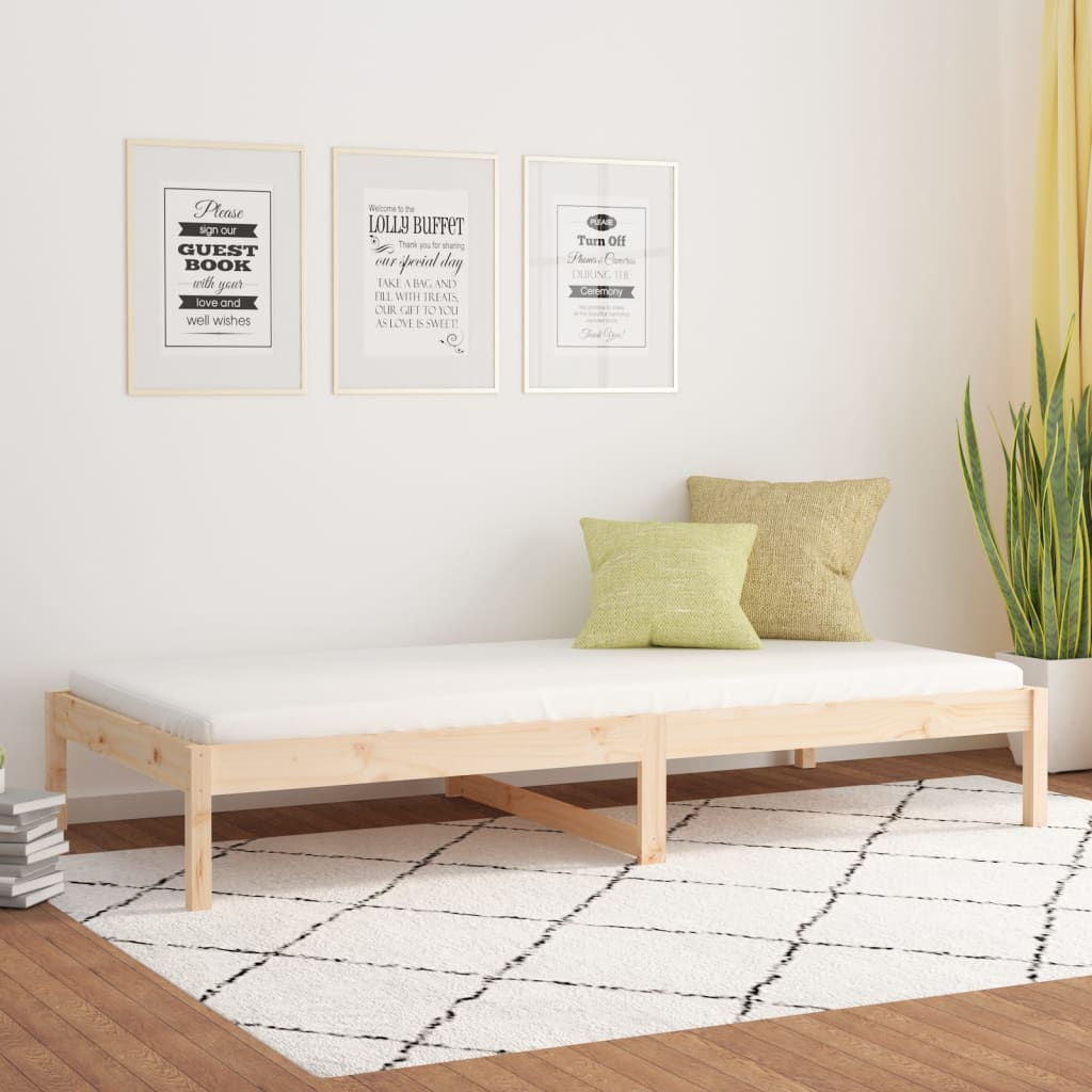 daybed 90x190 cm Single massivt fyrretræ