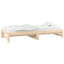 daybed med udtræk 2x(90x190) cm massivt fyrretræ