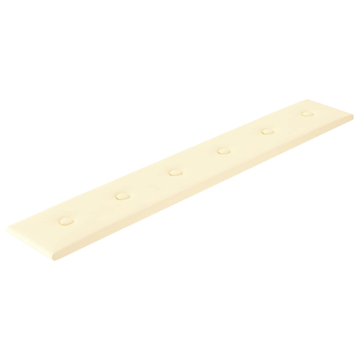Væghovedgærde 12 stk. Creme Faux læder
